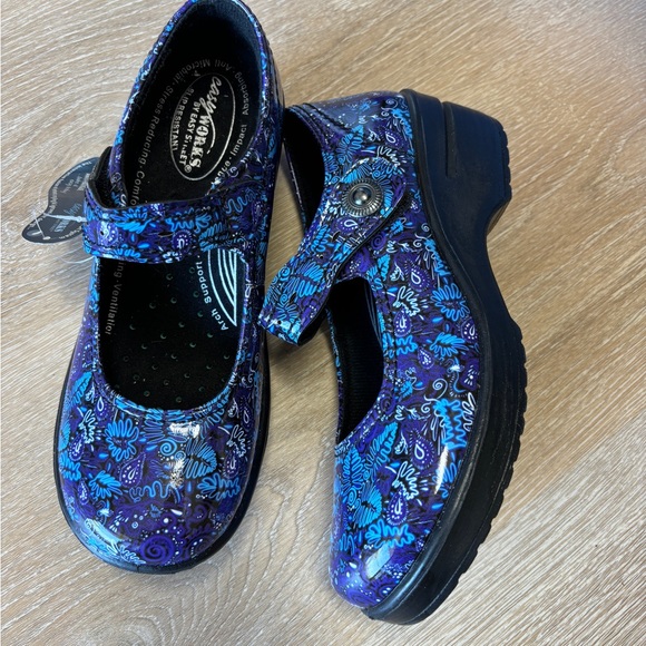 Easy Works by Easy Street Womens Blue Work and Safety Shoes Sneakers NWT 8.5 - Picture 5 of 6